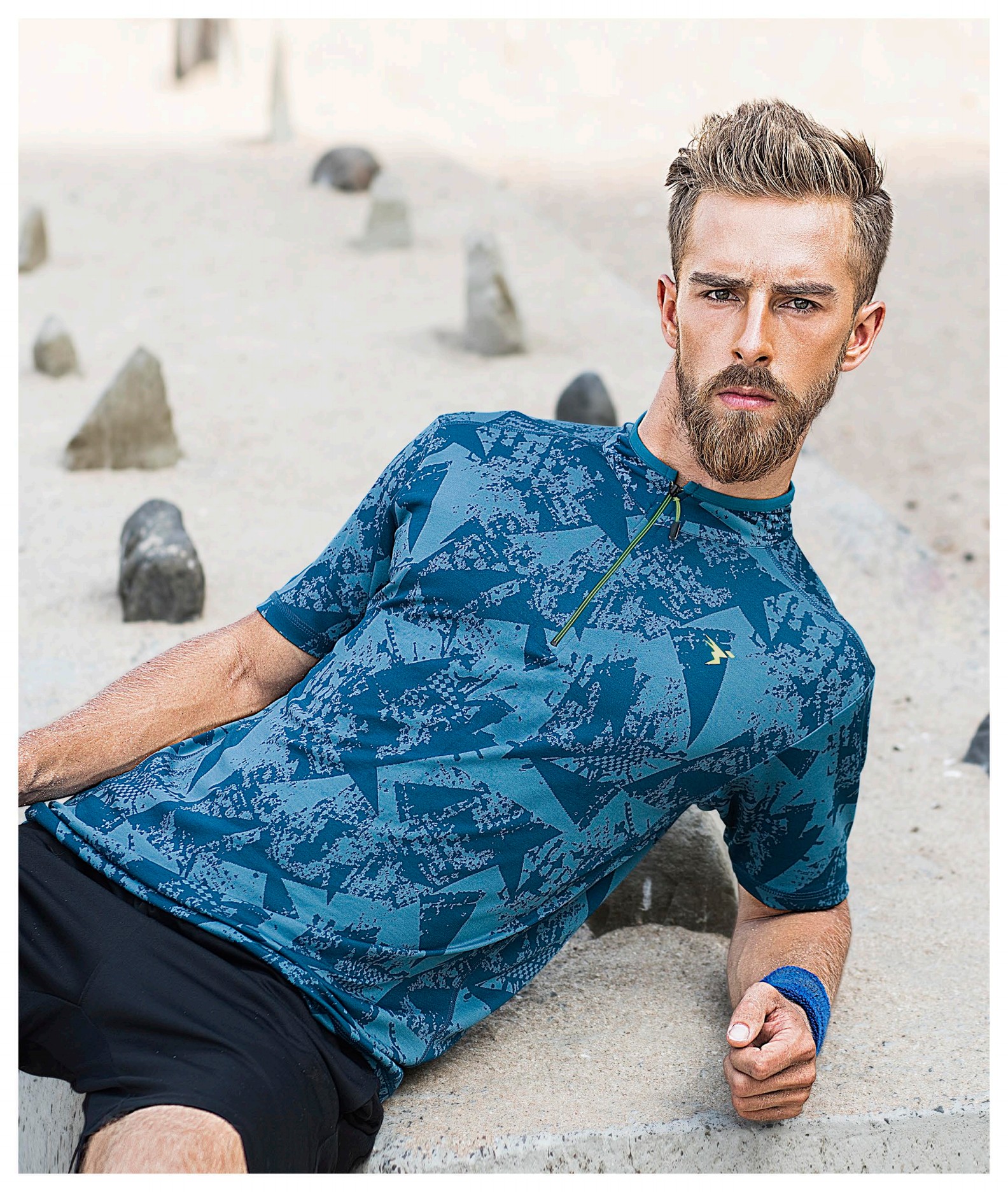 Techno sports Zipper T-shirt (P-444) - Image 4