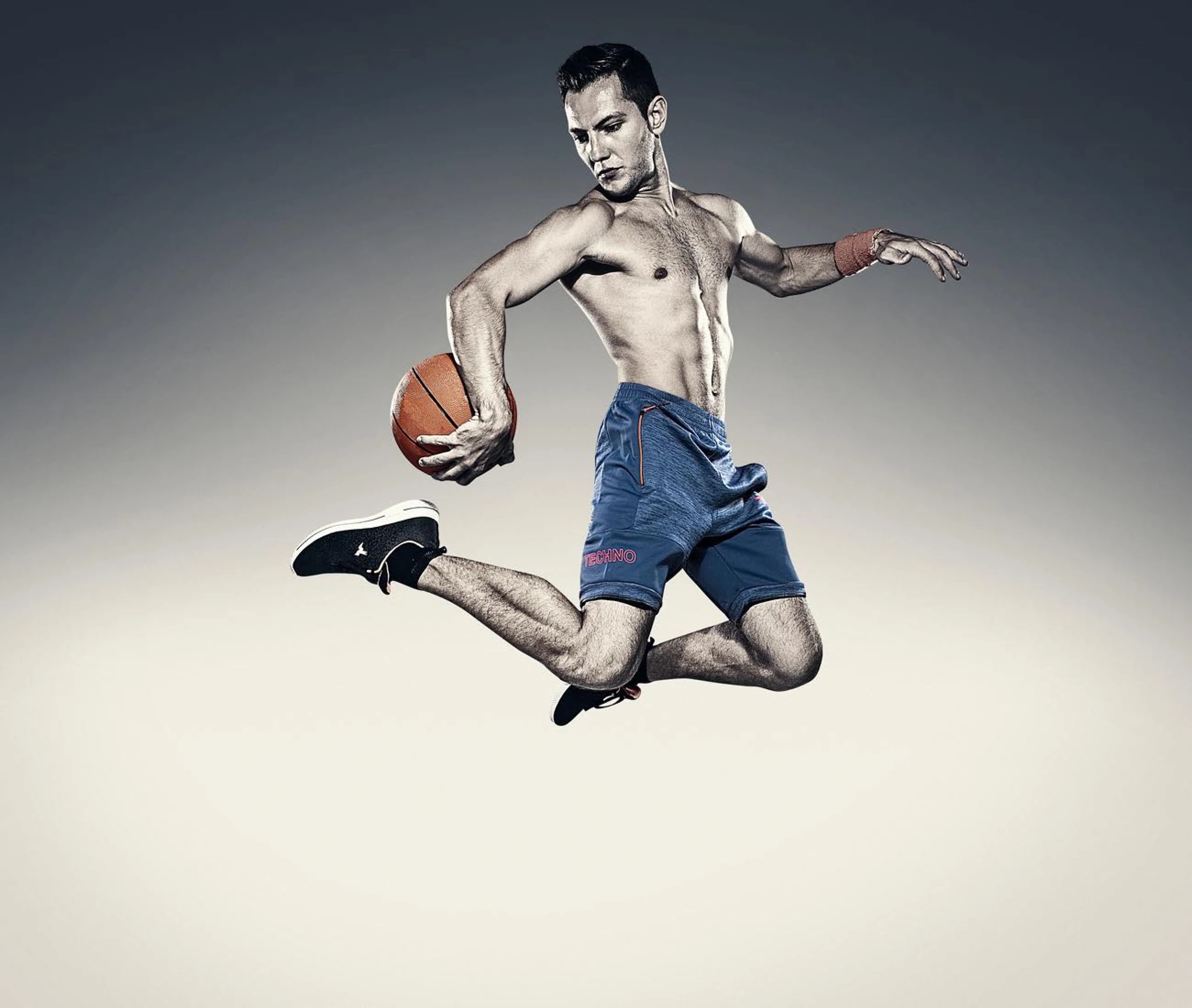 Technosport Dry Fit Shorts Indigo (P-434)