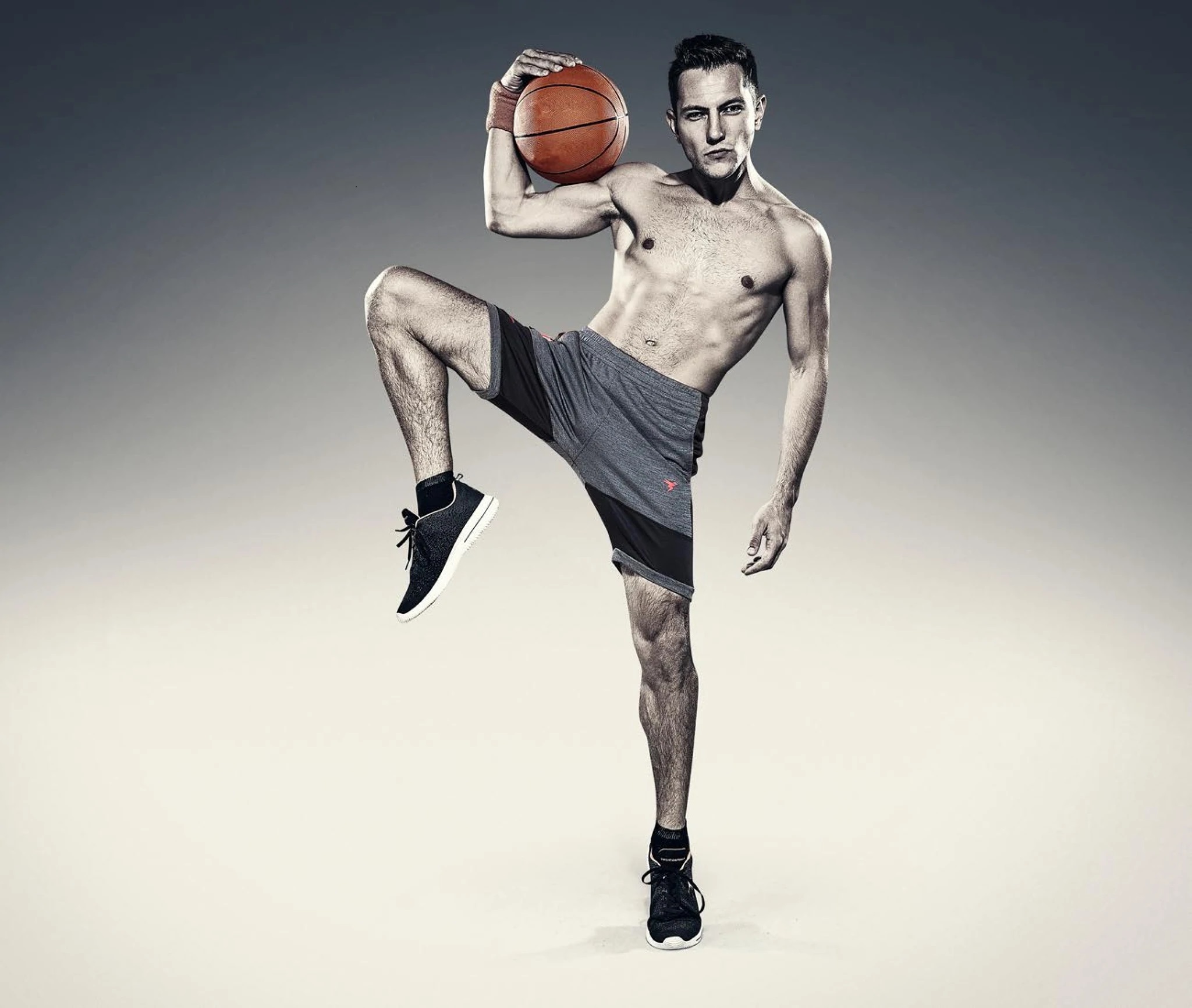 Technosport Dry Fit Shorts Dark Gray (P-434)