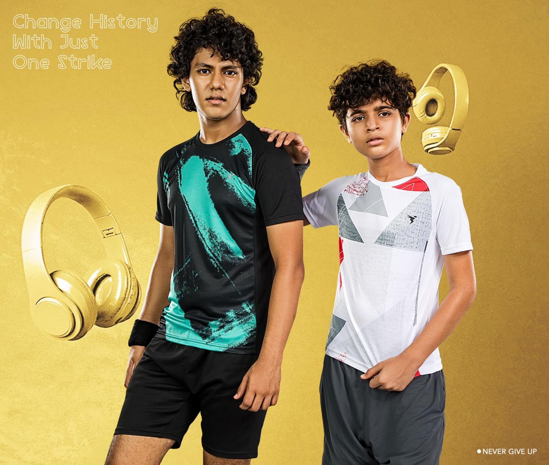 Technosport Crew Neck Half Sleeve For kids (P-490) - Image 5