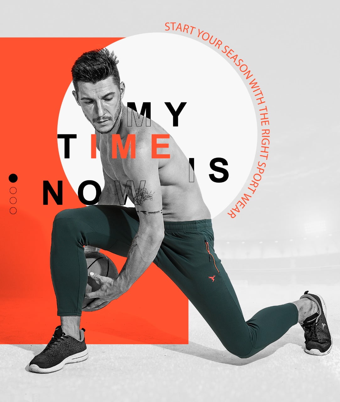 TechnoSport Dry-Fit Solid Track Pant Carbon Green (OR-25)