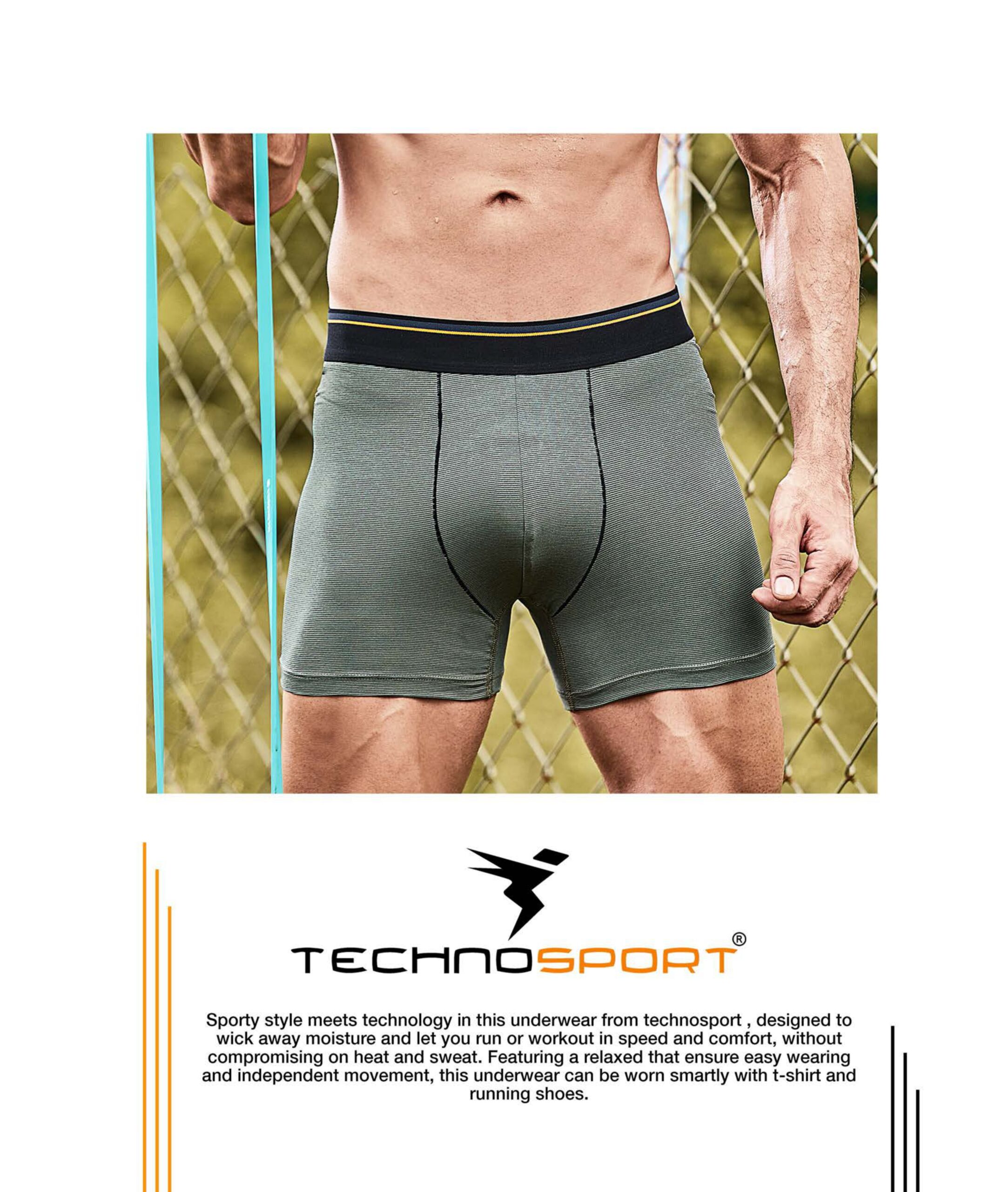 Technosport Anti Bacterial Innerwear Trunks