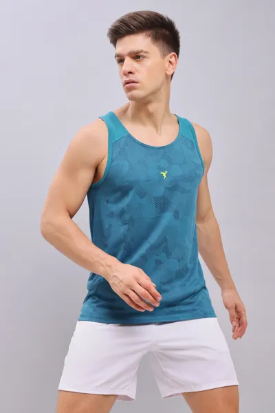 Technosport Tank Top Cyan (P-642)