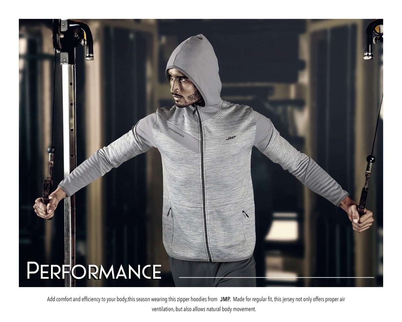 Technosport Full Sleeve Dry Fit Hoodie Jacket for Men PL-72 (Dark Grey –  Jalandhar Style