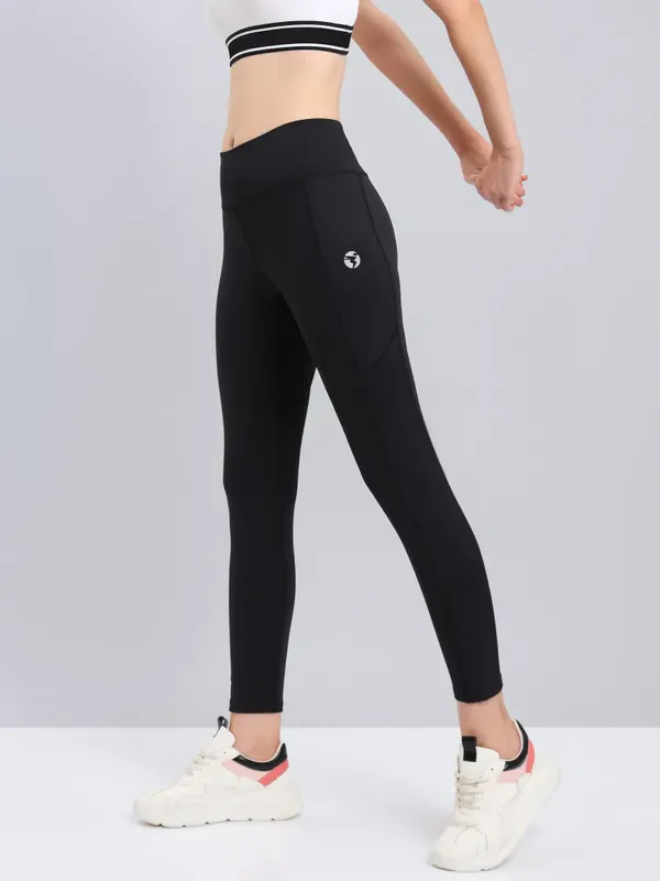 TechnoSport Women's Tights with Pocket Black (OR-75) - Image 4