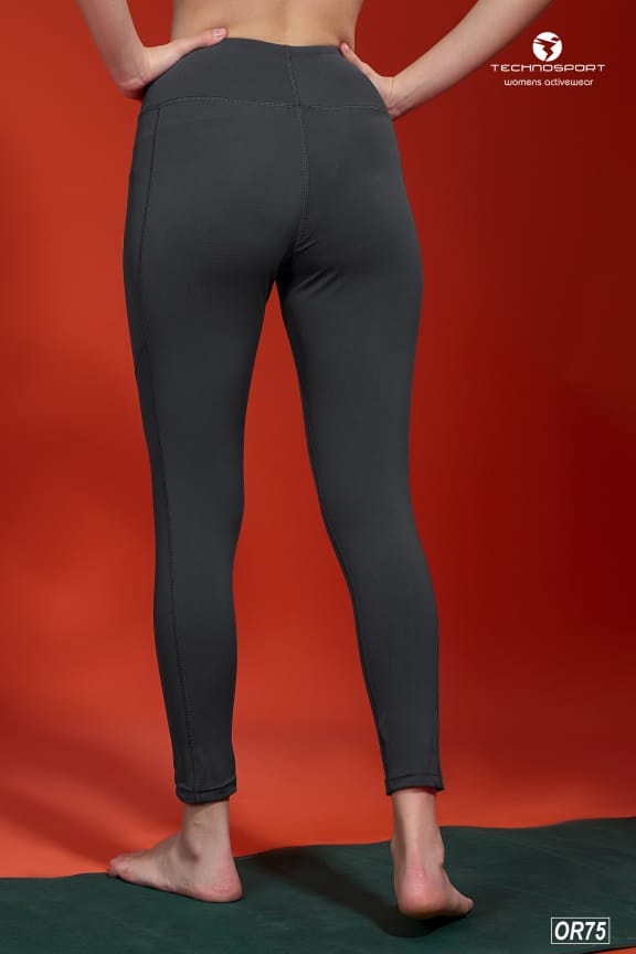 TechnoSport Women's Tights with Pocket Black (OR-75) - Image 6