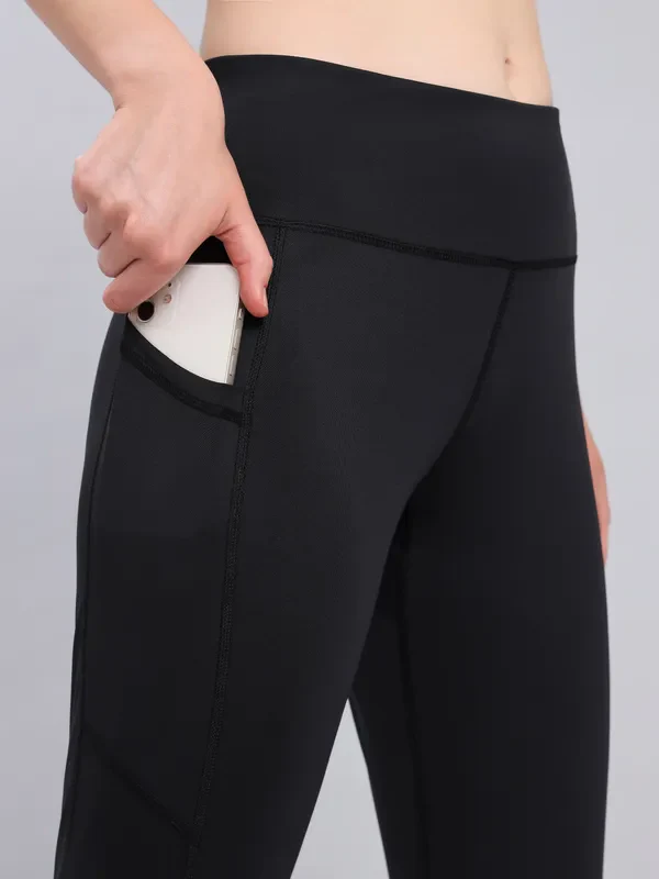 TechnoSport Women's Tights with Pocket Black (OR-75) - Image 12