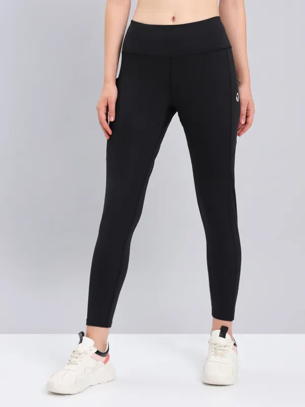 TechnoSport Women's Tights with Pocket Black (OR-75) - Image 3